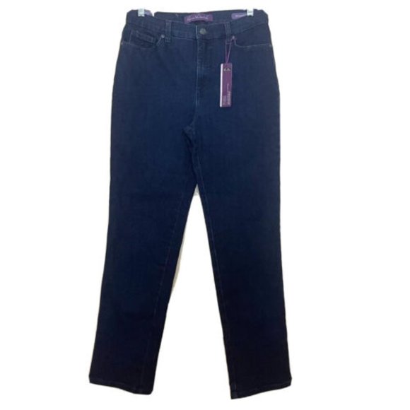 Gloria Vanderbilt Amanda Heritage Fit Jeans Stretch Denim Dark Wash Size 6 NWT - Picture 1 of 6